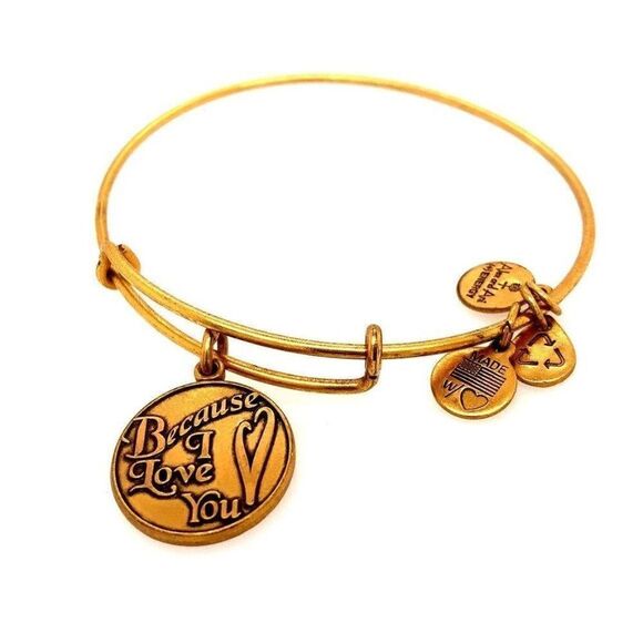 Alex and Ani Because I Love U Bracelet - Picture 1 of 3